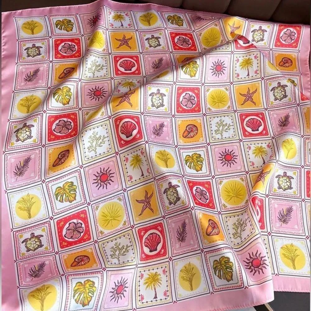 Colorful Patterned Scarf S73
